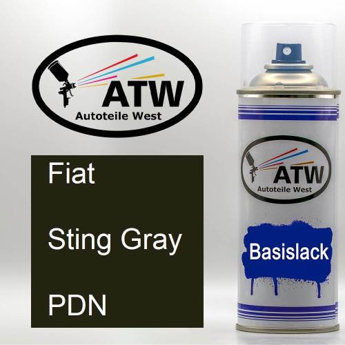 Fiat, Sting Gray, PDN: 400ml Sprühdose, von ATW Autoteile West.